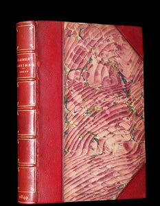 1849 Rare Gothic Story First Edition - Clement Lorimer or The Book with the Iron Clasps by Cruikshank.