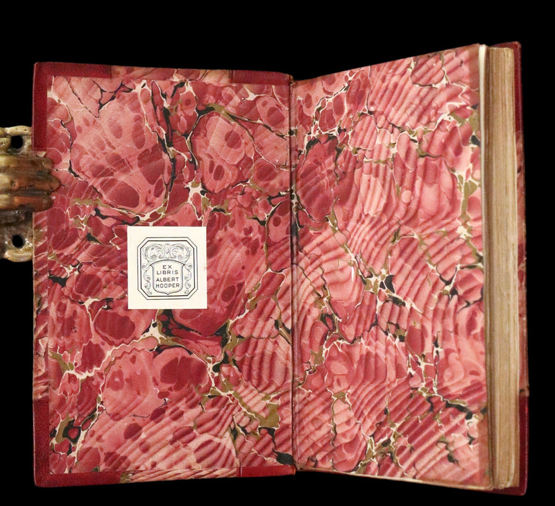 1849 Rare Gothic Story First Edition - Clement Lorimer or The Book with the Iron Clasps by Cruikshank.