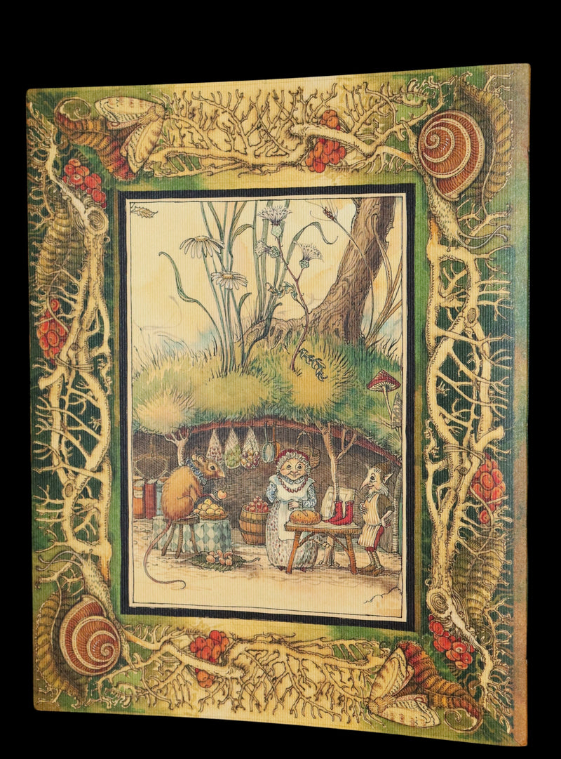 2009 Scarce First Edition - The Fairy Market by Charles van Sandwyk dedicated to Arthur Rackham.