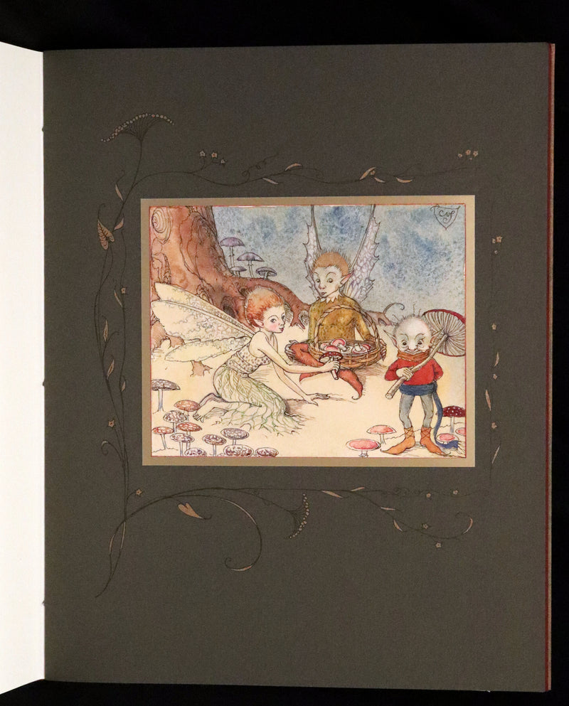 2009 Scarce First Edition - The Fairy Market by Charles van Sandwyk dedicated to Arthur Rackham.