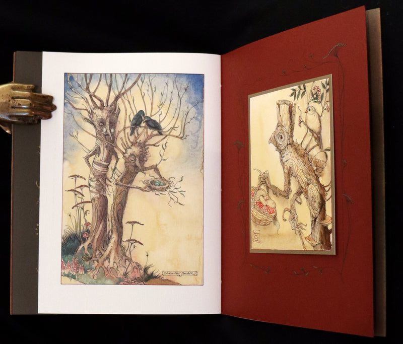 2009 Scarce First Edition - The Fairy Market by Charles van Sandwyk dedicated to Arthur Rackham.