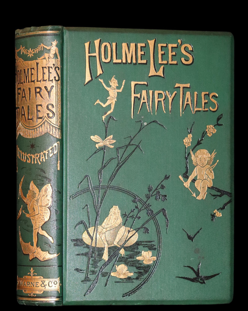 1890 Rare Victorian Book - Holme Lee's Fairy Tales, illustrated.