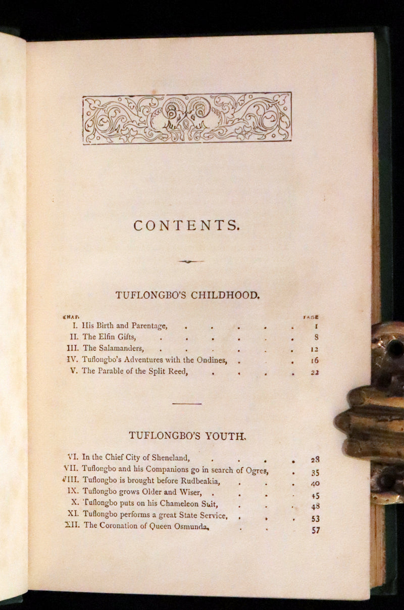 1890 Rare Victorian Book - Holme Lee's Fairy Tales, illustrated.
