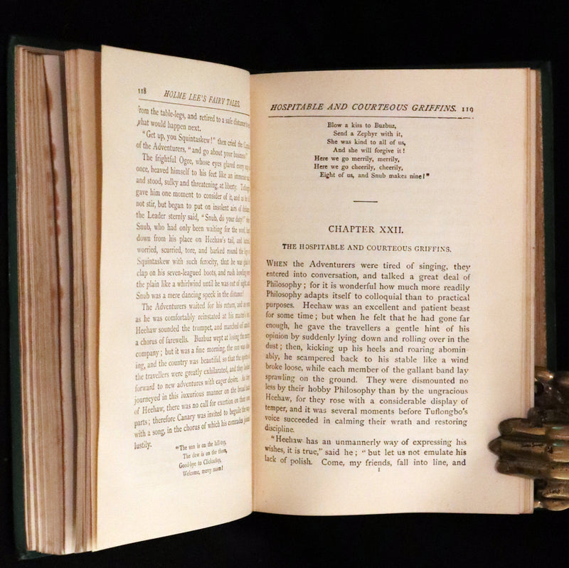 1890 Rare Victorian Book - Holme Lee's Fairy Tales, illustrated.