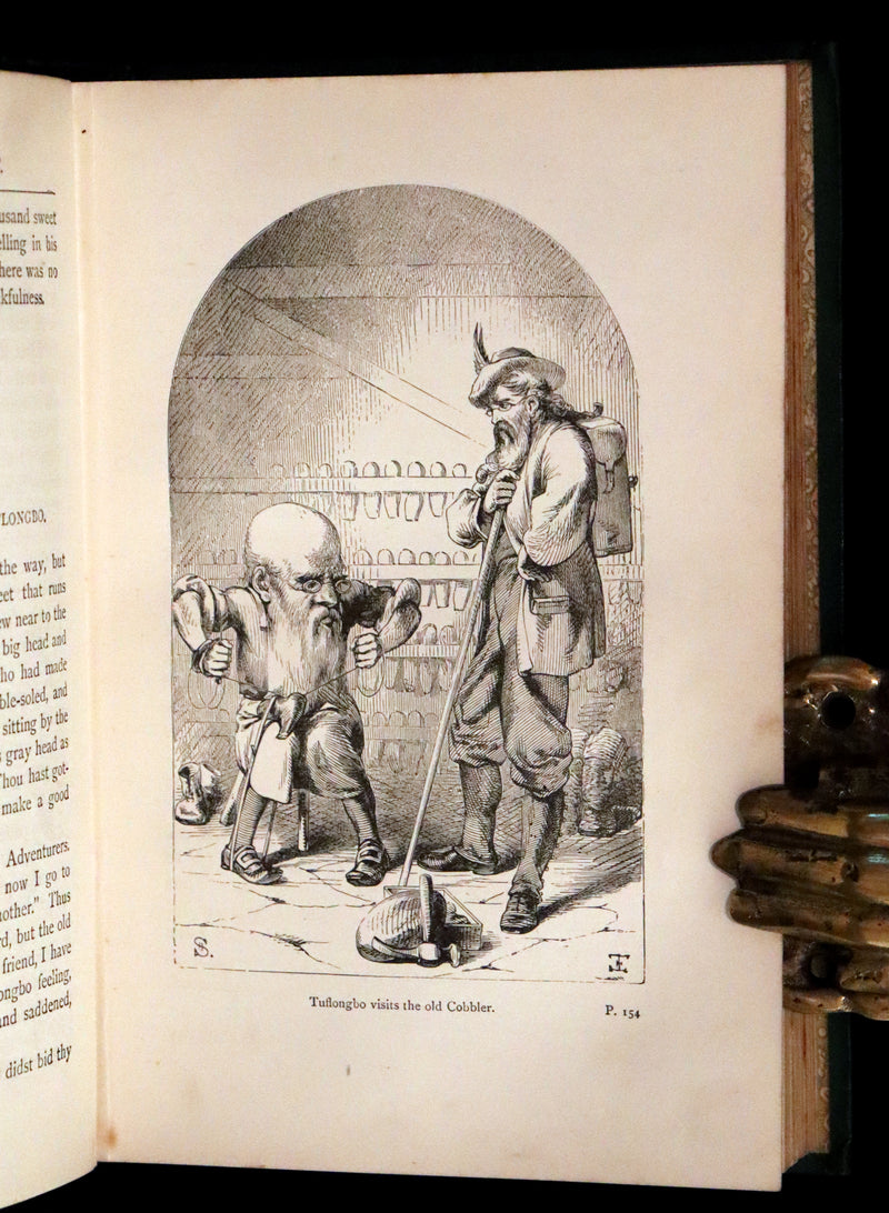 1890 Rare Victorian Book - Holme Lee's Fairy Tales, illustrated.