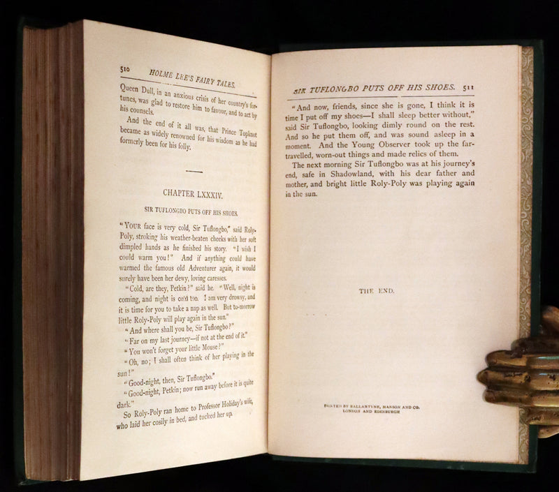 1890 Rare Victorian Book - Holme Lee's Fairy Tales, illustrated.