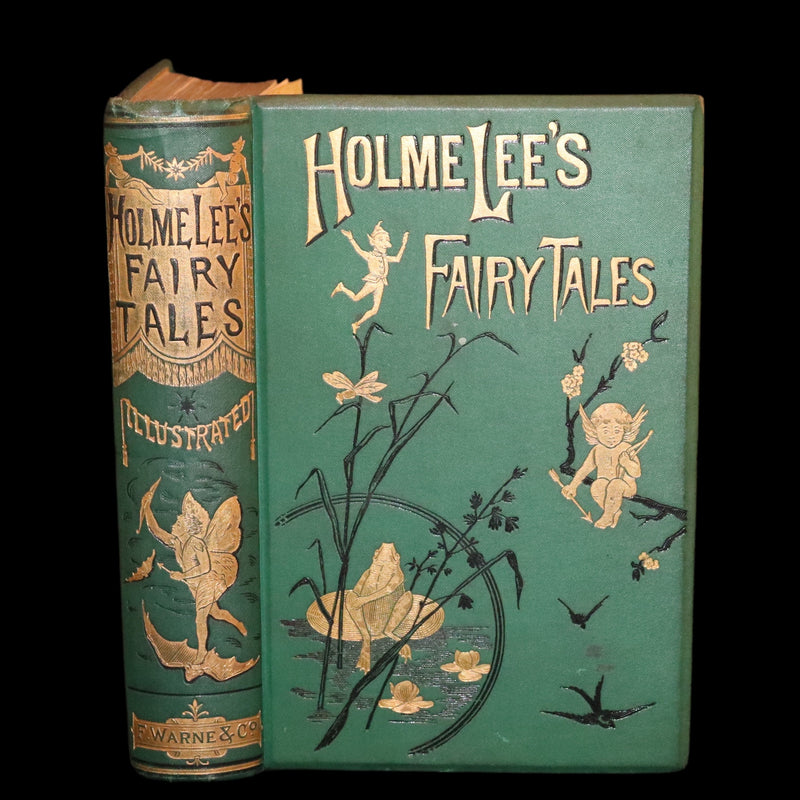 1890 Rare Victorian Book - Holme Lee's Fairy Tales, illustrated.