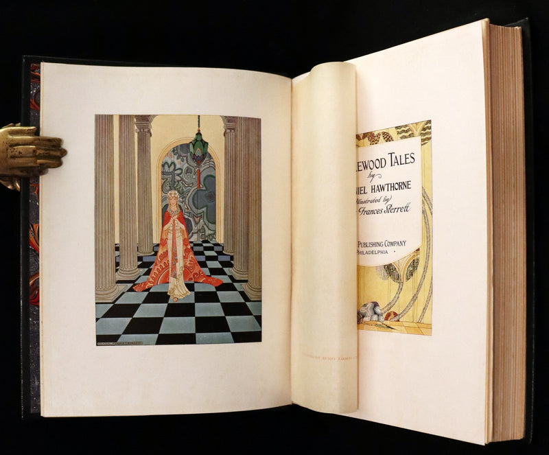 1921 Rare First Edition - Tanglewood Tales illustrated by Virginia Frances Sterrett.