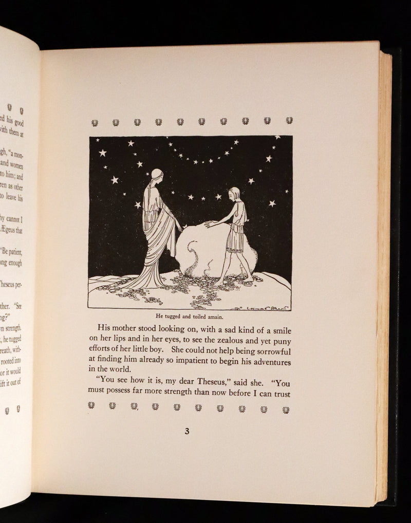 1921 Rare First Edition - Tanglewood Tales illustrated by Virginia Frances Sterrett.