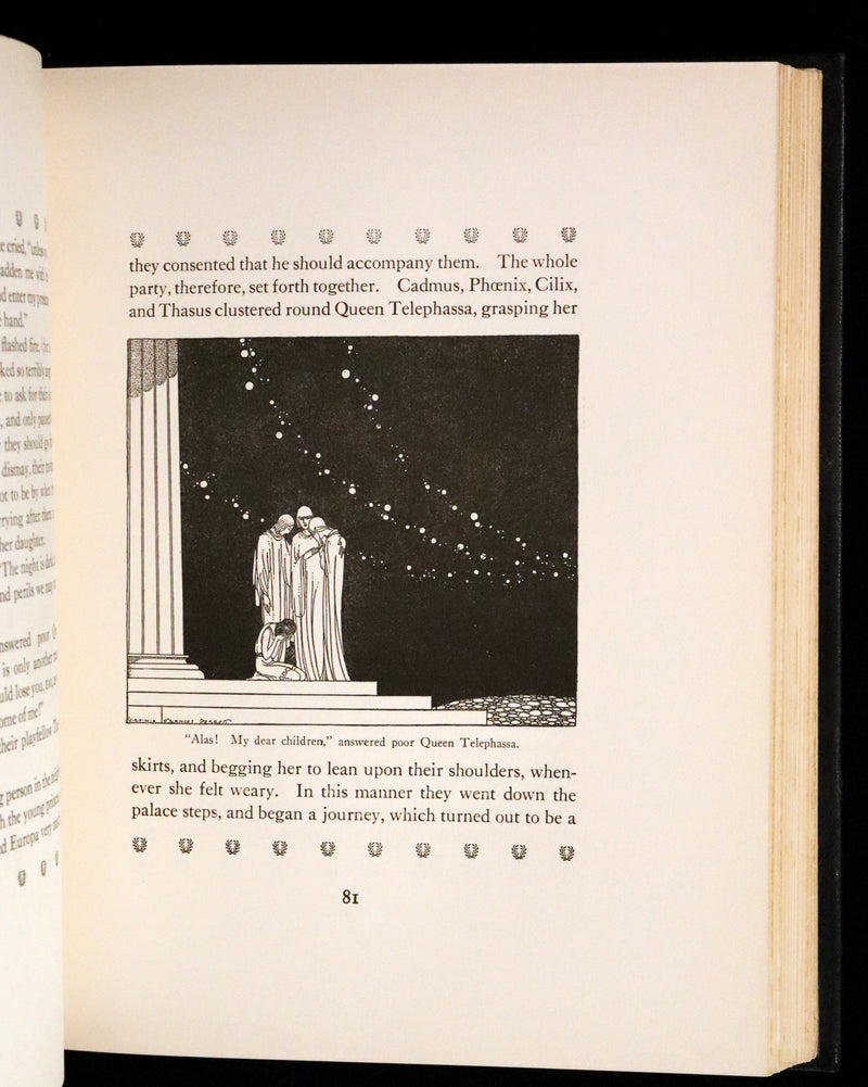 1921 Rare First Edition - Tanglewood Tales illustrated by Virginia Frances Sterrett.
