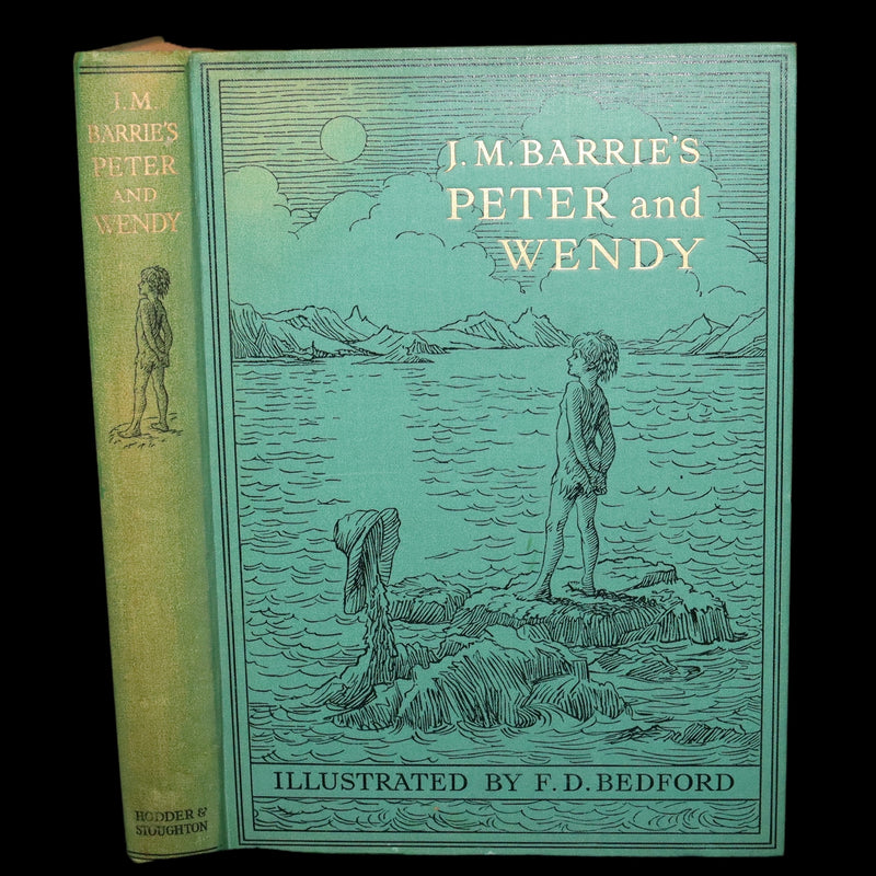 1935 Scarce Edition - Peter Pan - Peter and Wendy by J.M. Barrie Illustrated by F.D. Bedford.