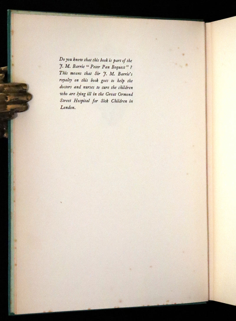 1935 Scarce Edition - Peter Pan - Peter and Wendy by J.M. Barrie Illustrated by F.D. Bedford.