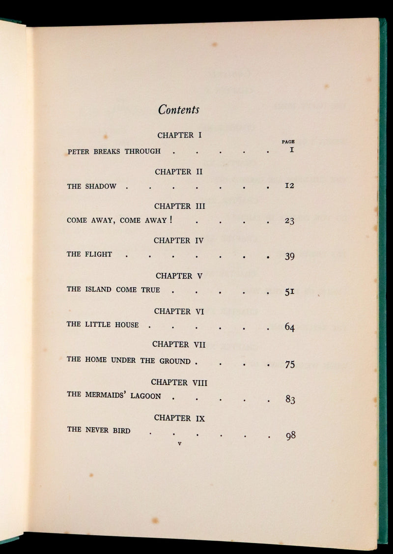 1935 Scarce Edition - Peter Pan - Peter and Wendy by J.M. Barrie Illustrated by F.D. Bedford.