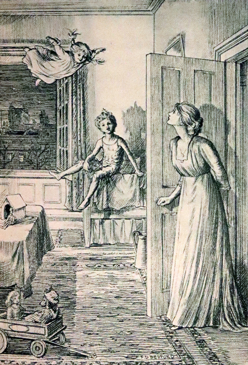 1935 Scarce Edition - Peter Pan - Peter and Wendy by J.M. Barrie Illustrated by F.D. Bedford.
