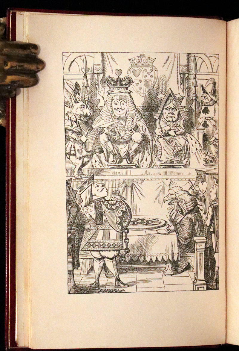 1932 Exquisite Riviere Binding - Alice's Adventures in Wonderland (With) Through the Looking-Glass and What Alice Found There.