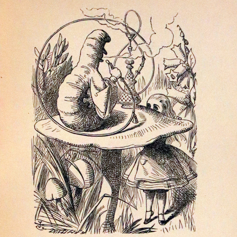 1932 Exquisite Riviere Binding - Alice's Adventures in Wonderland (With) Through the Looking-Glass and What Alice Found There.