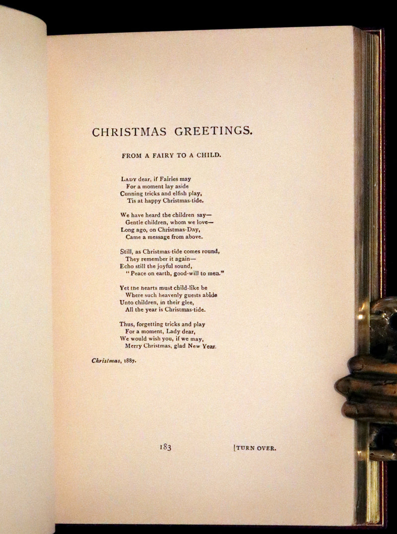 1932 Exquisite Riviere Binding - Alice's Adventures in Wonderland (With) Through the Looking-Glass and What Alice Found There.
