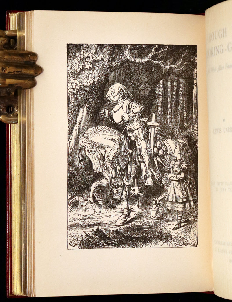 1932 Exquisite Riviere Binding - Alice's Adventures in Wonderland (With) Through the Looking-Glass and What Alice Found There.