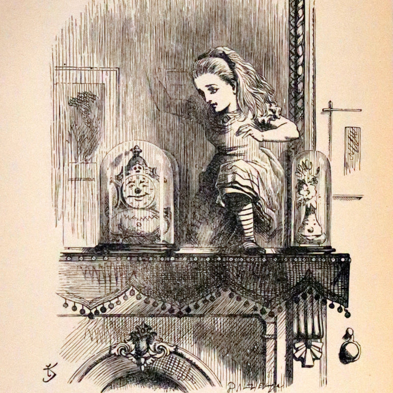 1932 Exquisite Riviere Binding - Alice's Adventures in Wonderland (With) Through the Looking-Glass and What Alice Found There.