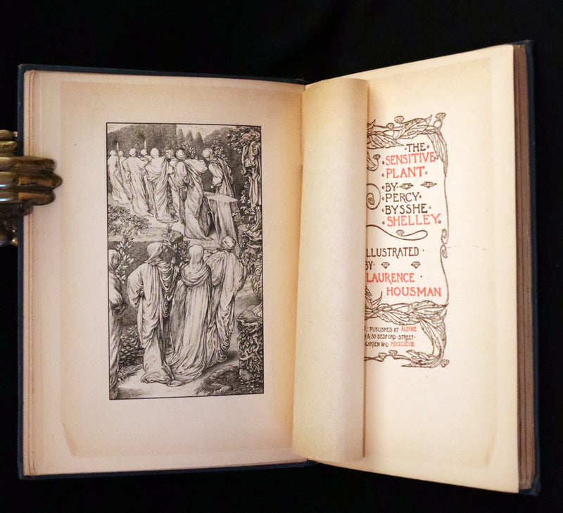 1898 Rare First Edition - The Sensitive Plant by Shelley illustrated by Laurence Housman.