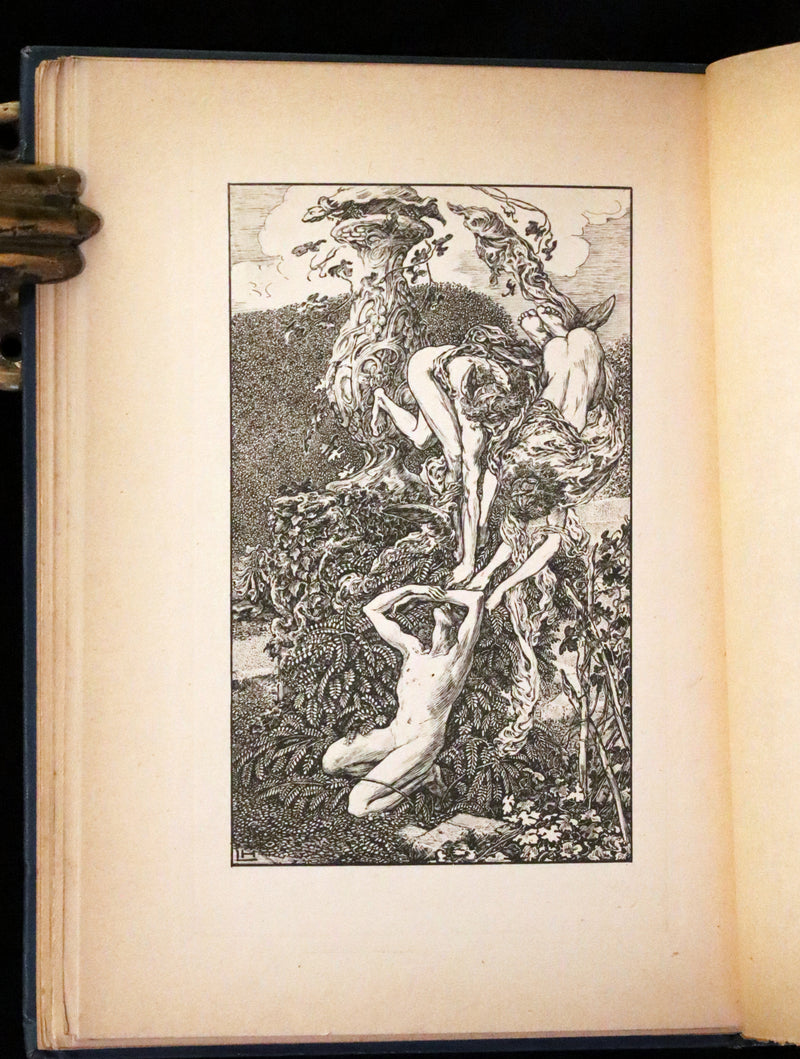 1898 Rare First Edition - The Sensitive Plant by Shelley illustrated by Laurence Housman.