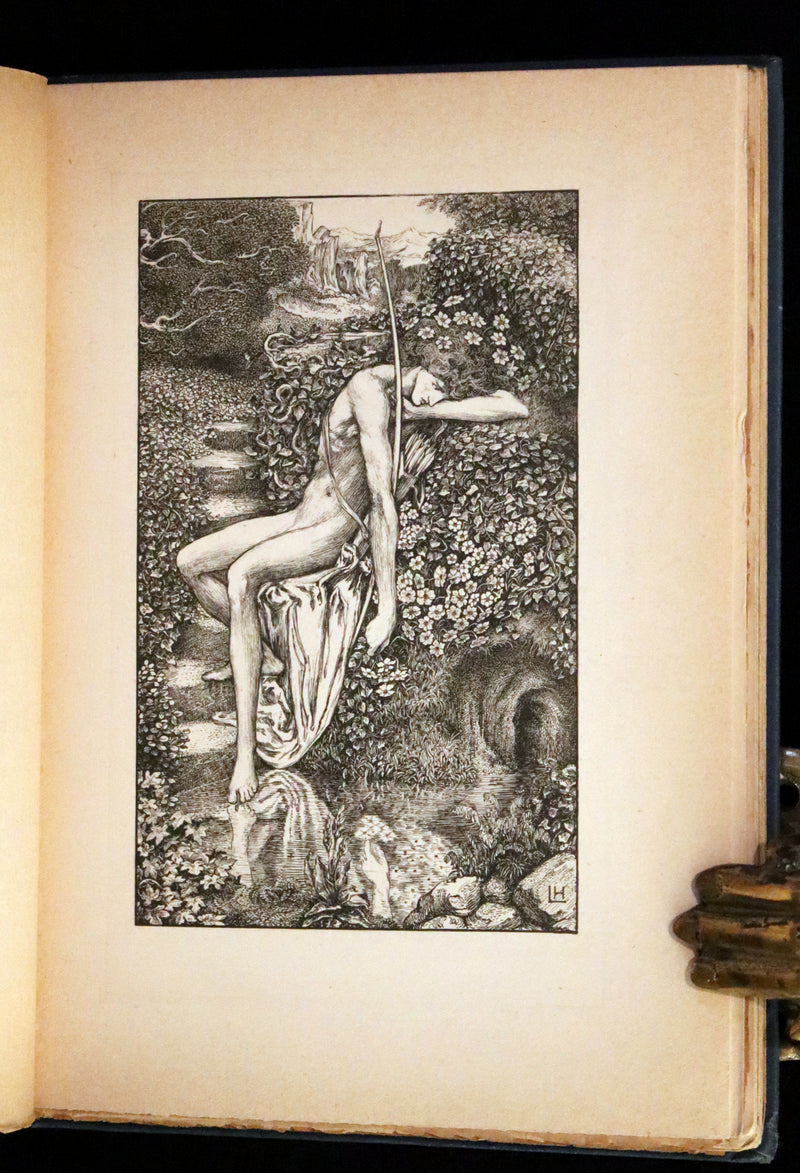 1898 Rare First Edition - The Sensitive Plant by Shelley illustrated by Laurence Housman.