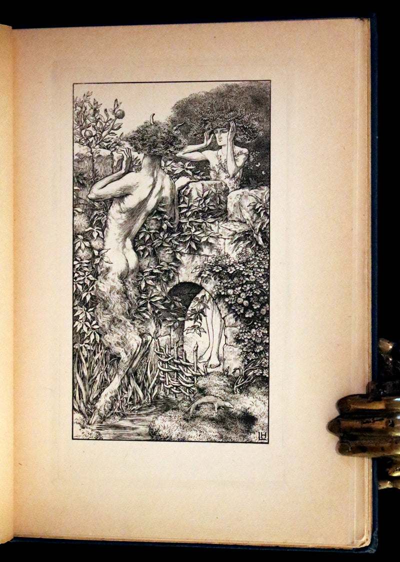 1898 Rare First Edition - The Sensitive Plant by Shelley illustrated by Laurence Housman.