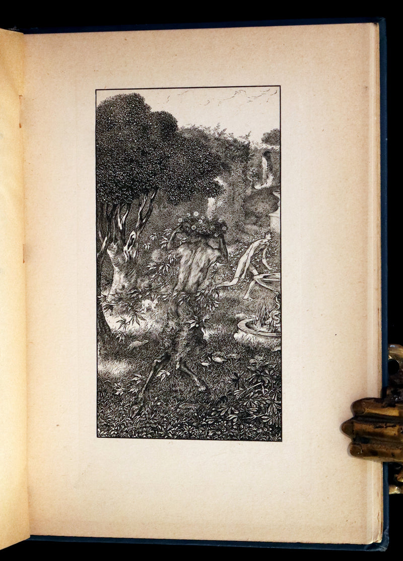 1898 Rare First Edition - The Sensitive Plant by Shelley illustrated by Laurence Housman.