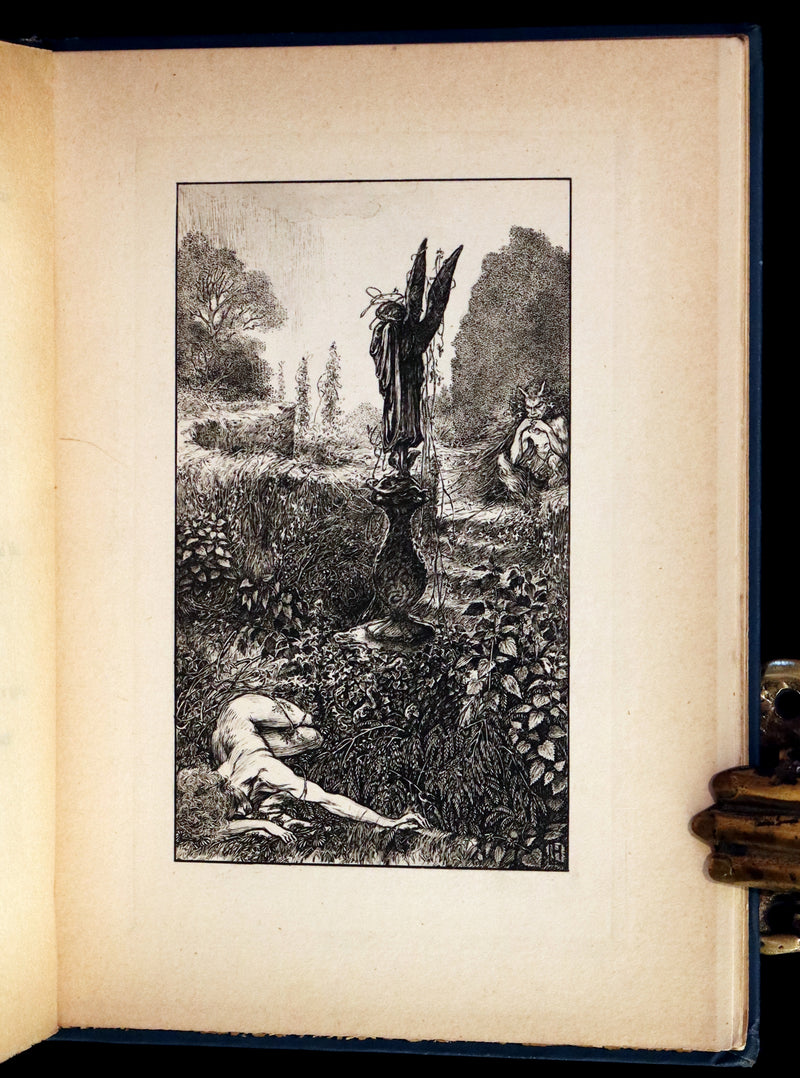 1898 Rare First Edition - The Sensitive Plant by Shelley illustrated by Laurence Housman.