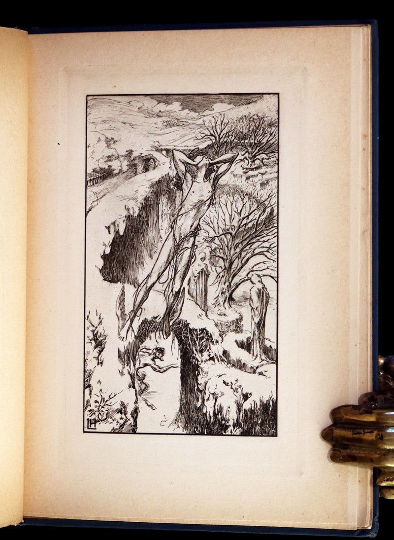 1898 Rare First Edition - The Sensitive Plant by Shelley illustrated by Laurence Housman.