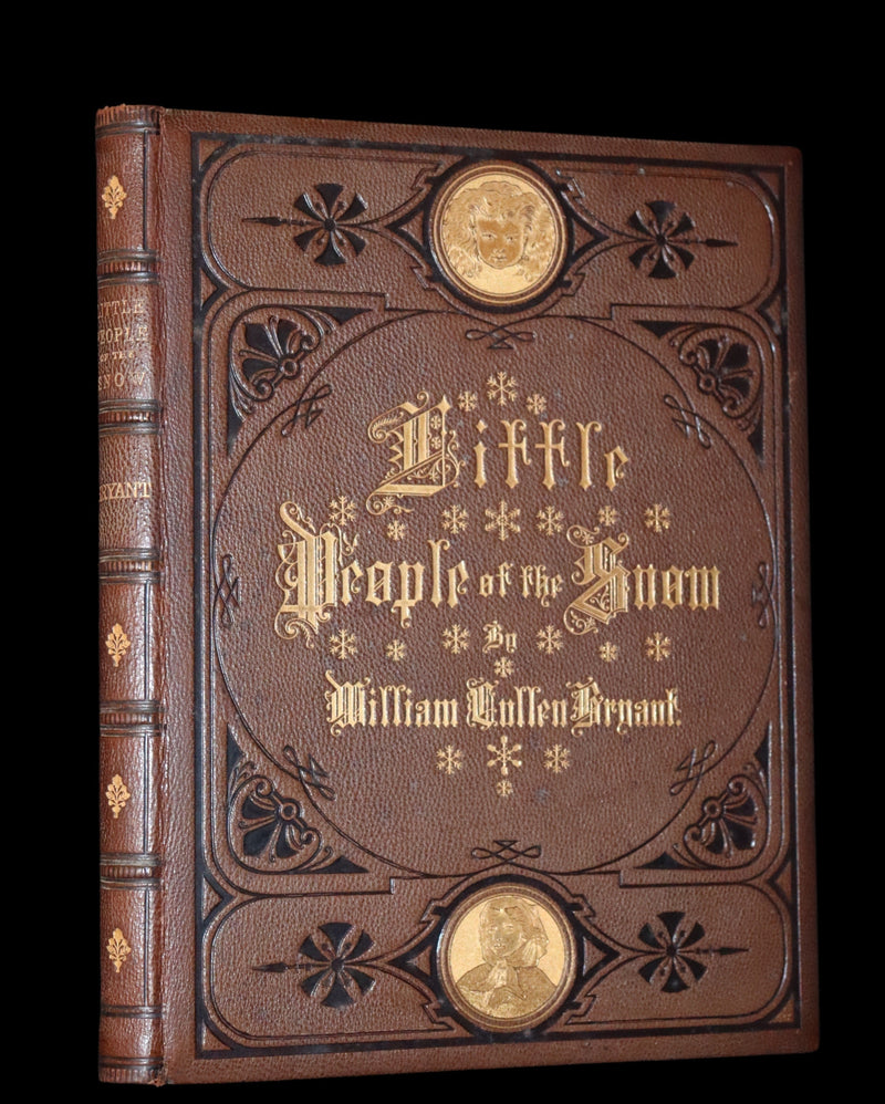 1873 Rare Romantic 1st Edition - The Little People of the Snow by William Cullen Bryant.