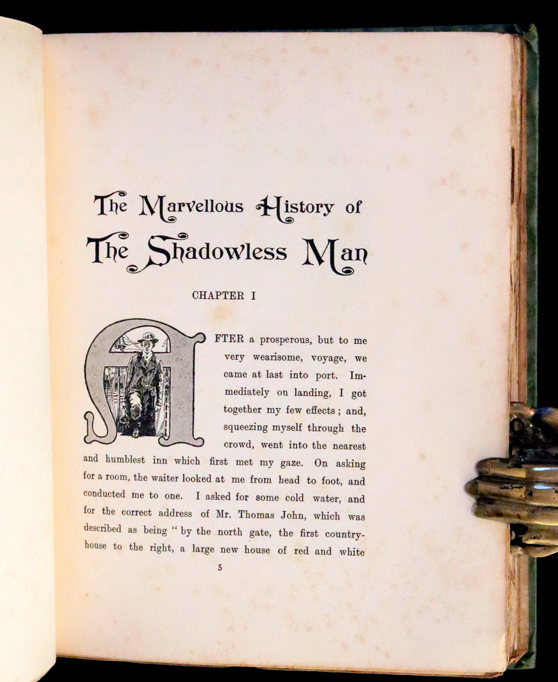 1913 Rare First Edition illustrated by Forster Robson - The Marvellous History of The Shadowless Man and The Cold Heart.