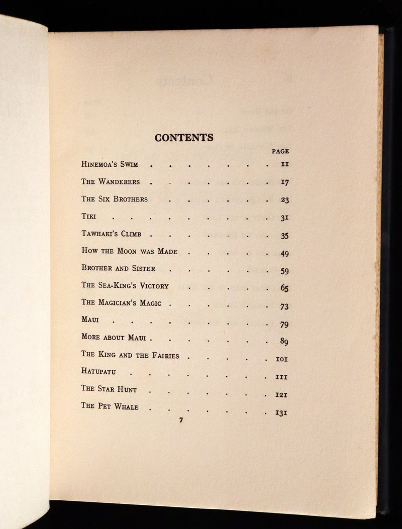 1913 Rare First Edition - MAORILAND FAIRY TALES by Edith Howes - New Zealand Maori Tales.