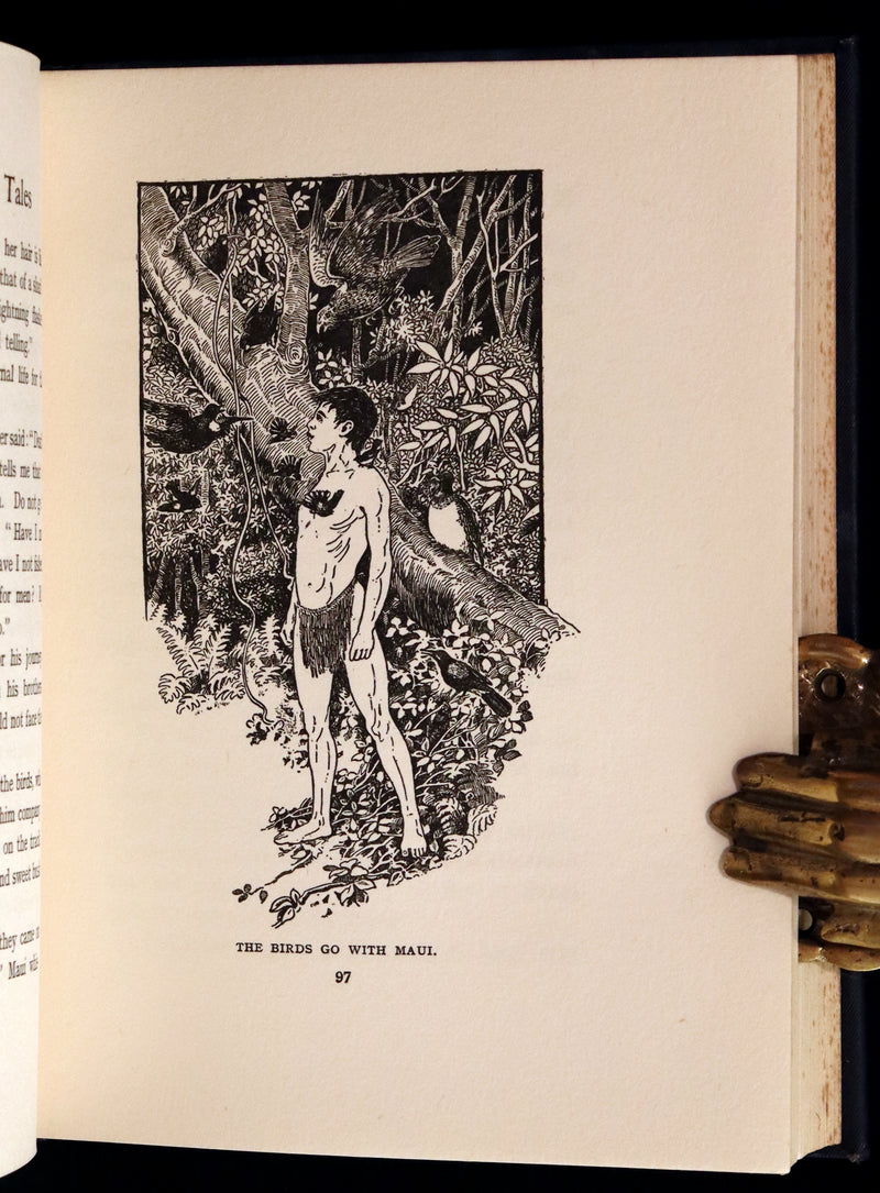 1913 Rare First Edition - MAORILAND FAIRY TALES by Edith Howes - New Zealand Maori Tales.