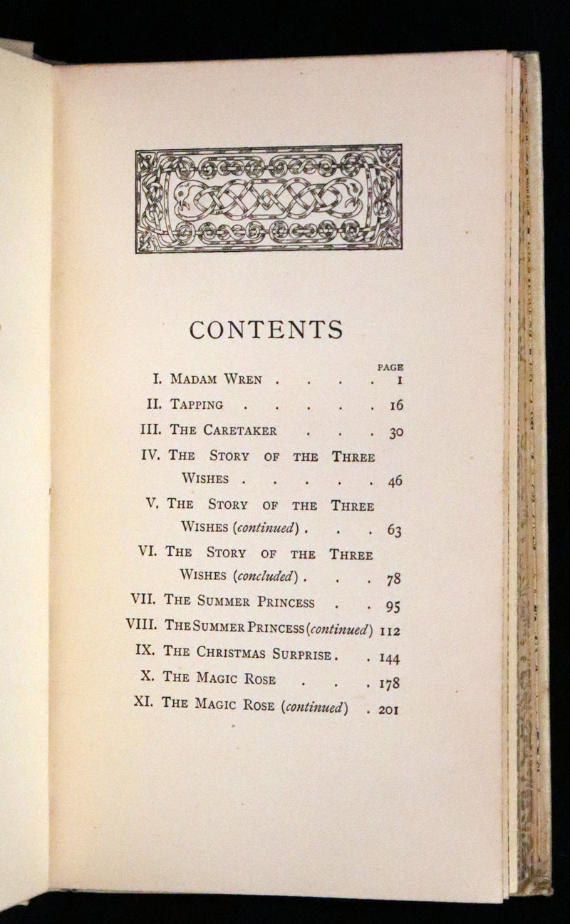 1892 Scarce First Edition - An Enchanted Garden, Fairy Tales by Mary Louisa Molesworth.