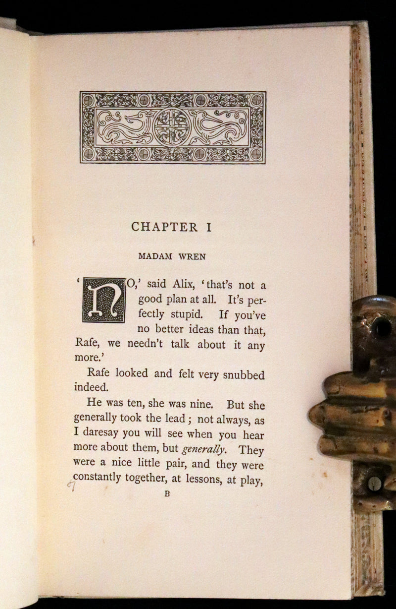 1892 Scarce First Edition - An Enchanted Garden, Fairy Tales by Mary Louisa Molesworth.