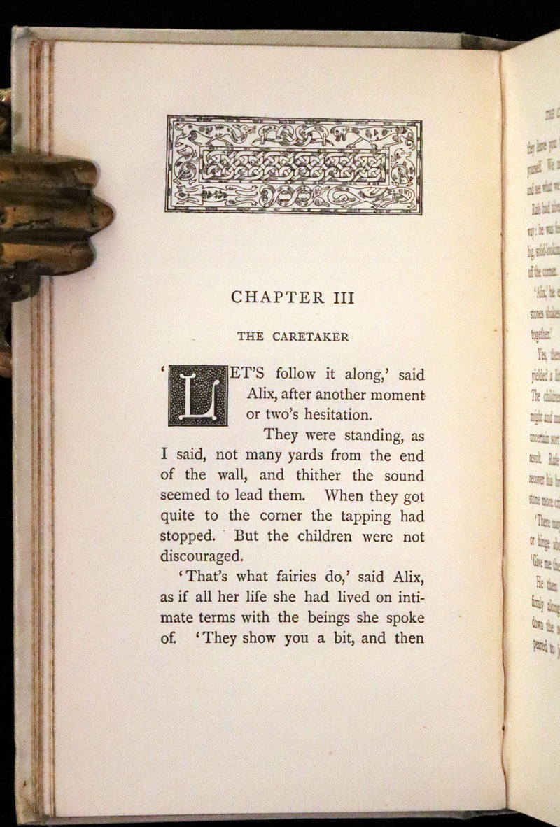 1892 Scarce First Edition - AN ENCHANTED GARDEN, Fairy Stories by Mary Louisa Molesworth illustrated by William John Hennessy.