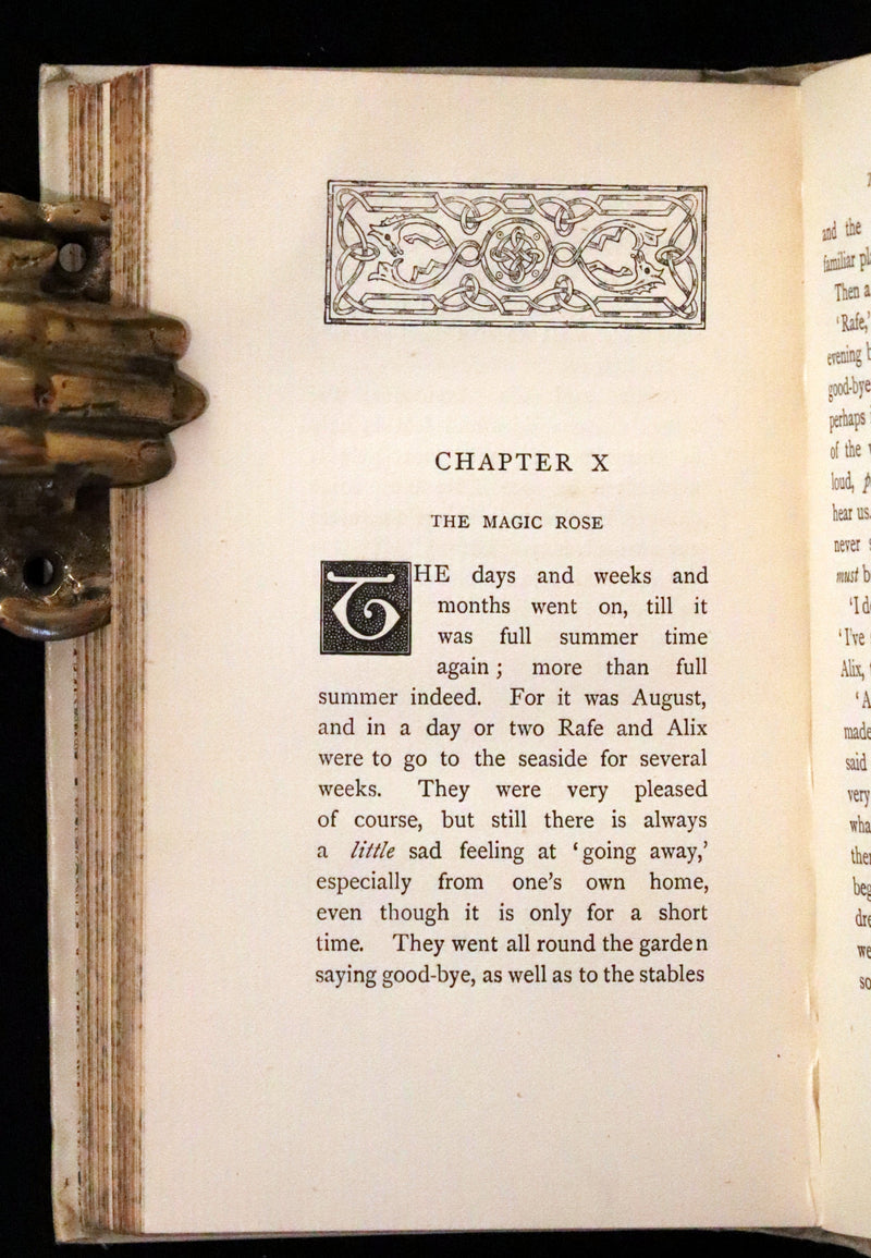1892 Scarce First Edition - An Enchanted Garden, Fairy Tales by Mary Louisa Molesworth.
