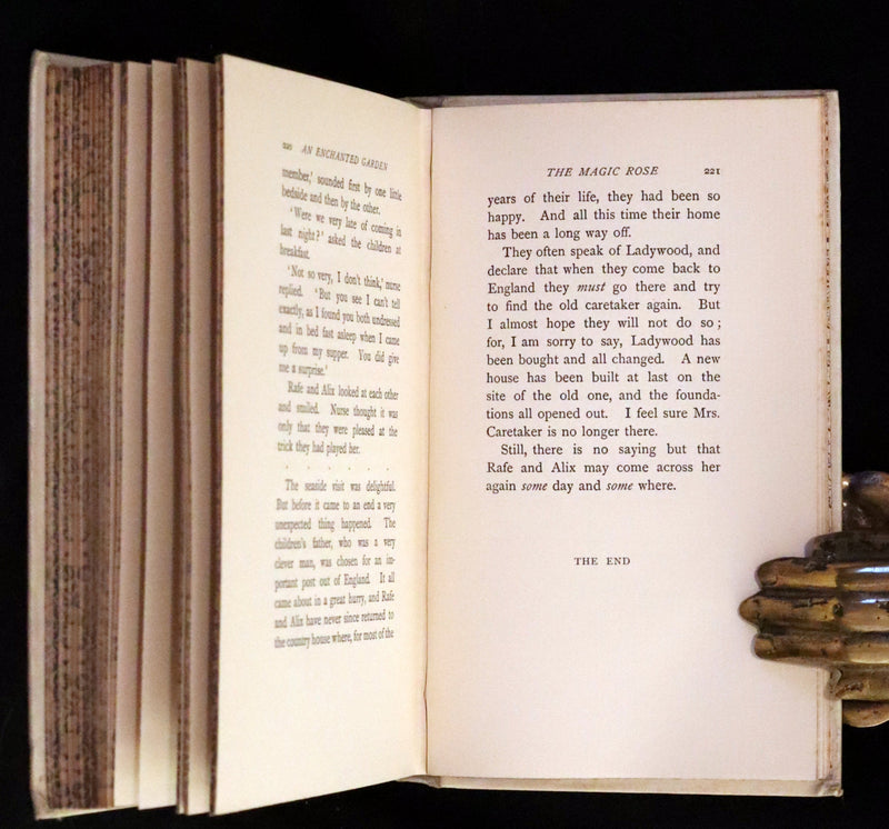 1892 Scarce First Edition - An Enchanted Garden, Fairy Tales by Mary Louisa Molesworth.