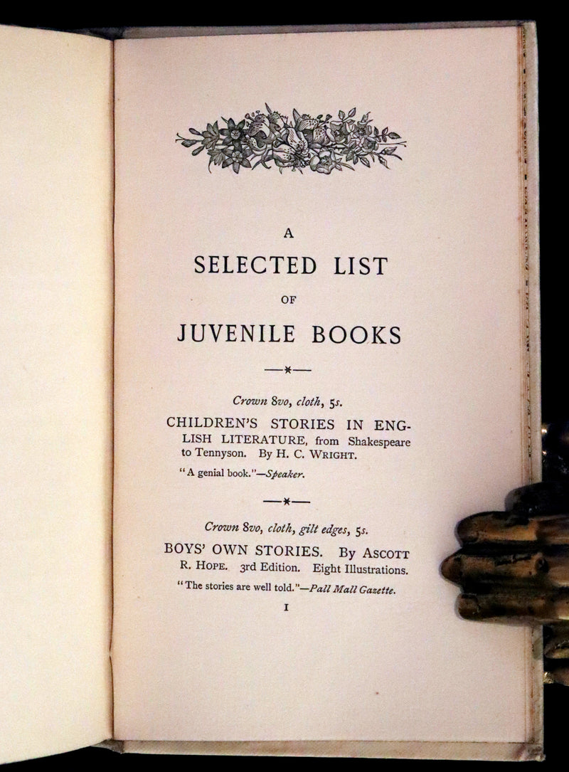 1892 Scarce First Edition - An Enchanted Garden, Fairy Tales by Mary Louisa Molesworth.