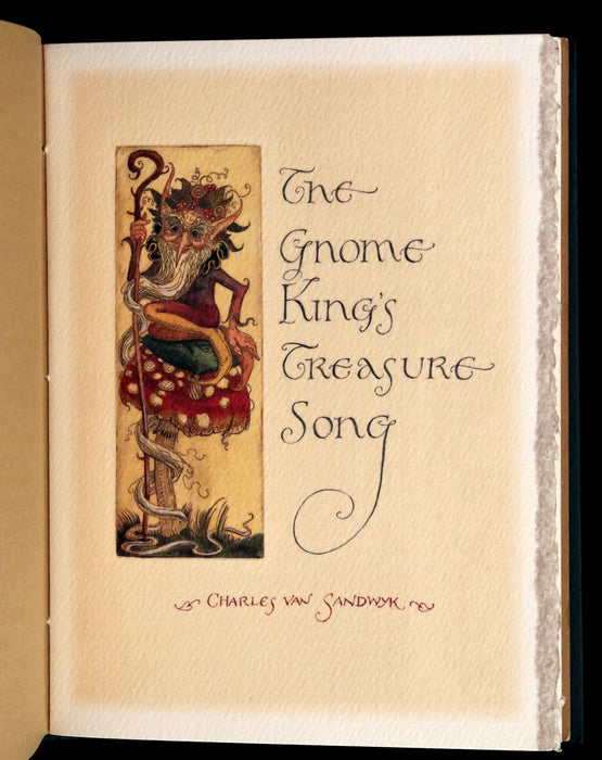 2000 Scarce First Edition - The Gnome King’s Treasure Song by Charles van Sandwyk.