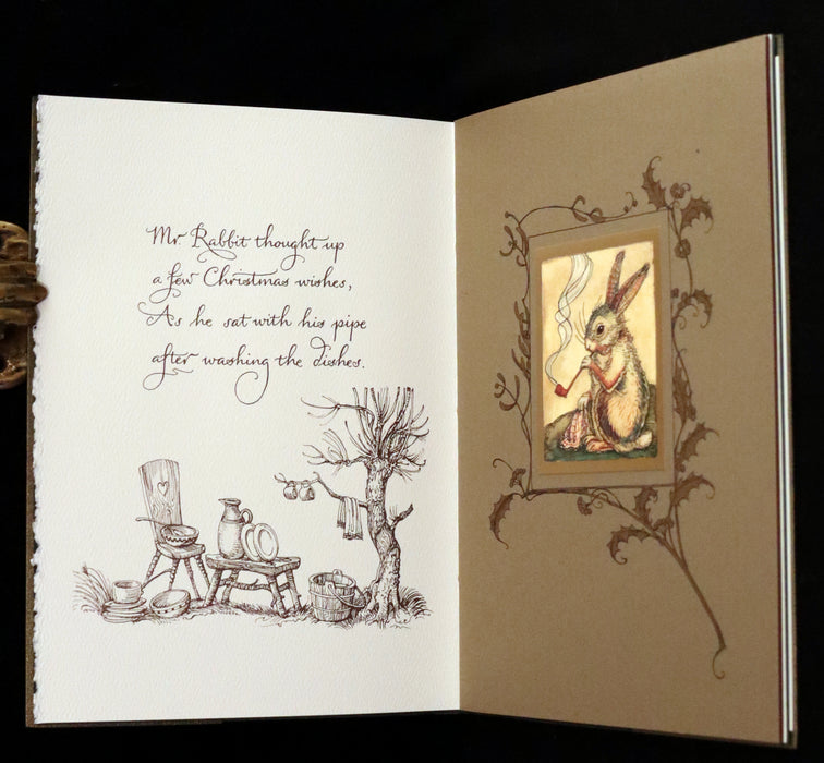 2004 Scarce First Edition - Mr. Rabbit's Christmas Wish Translated for Humans by Charles van Sandwyk.