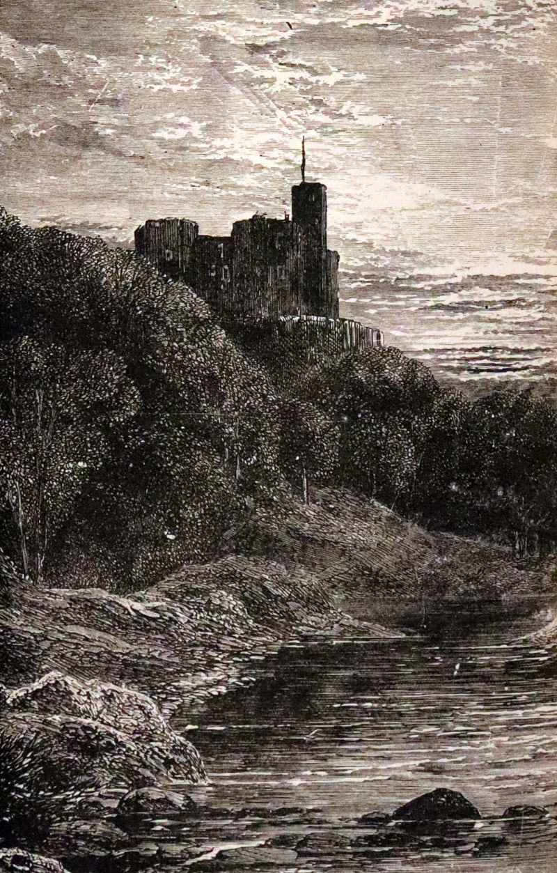 1880 Rare Victorian Book ~ The Poetical Works of Sir Walter Scott, Illustrated.