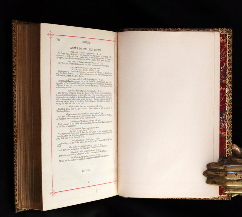 1880 Rare Victorian Book ~ The Poetical Works of Sir Walter Scott, Illustrated.