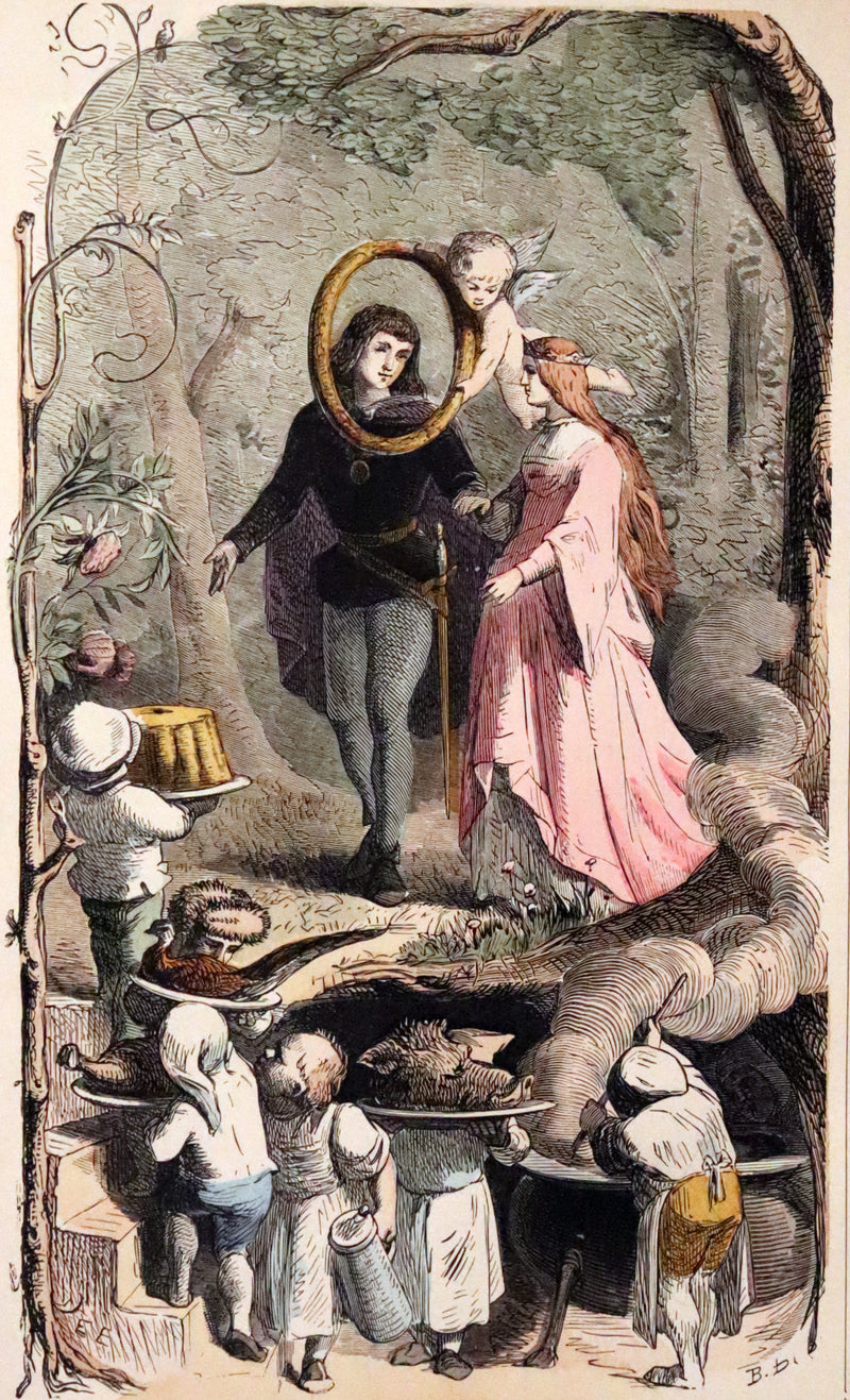 1890 Scarce color illustrated French Book ~ Contes de Fees - FAIRY TALES by Perrault.