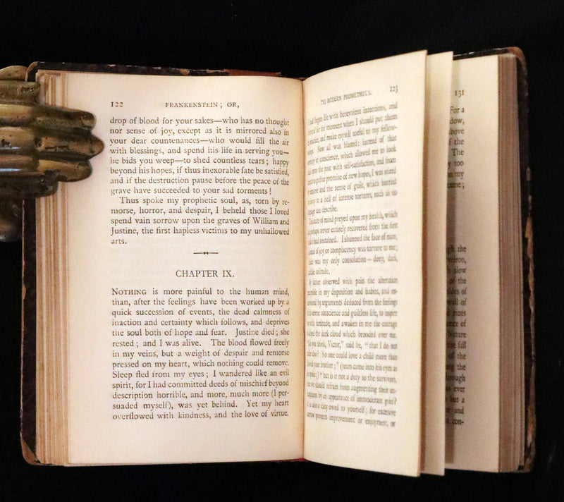 1888 Rare Early Edition - FRANKENSTEIN or The Modern Prometheus by Mary Shelley.