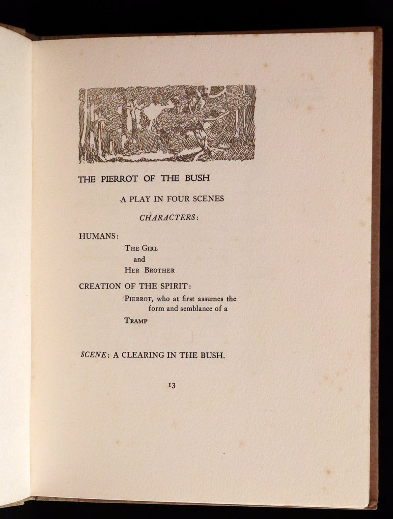 1915 Rare First Edition - Here is Faery Illustrated by Percy Leason.
