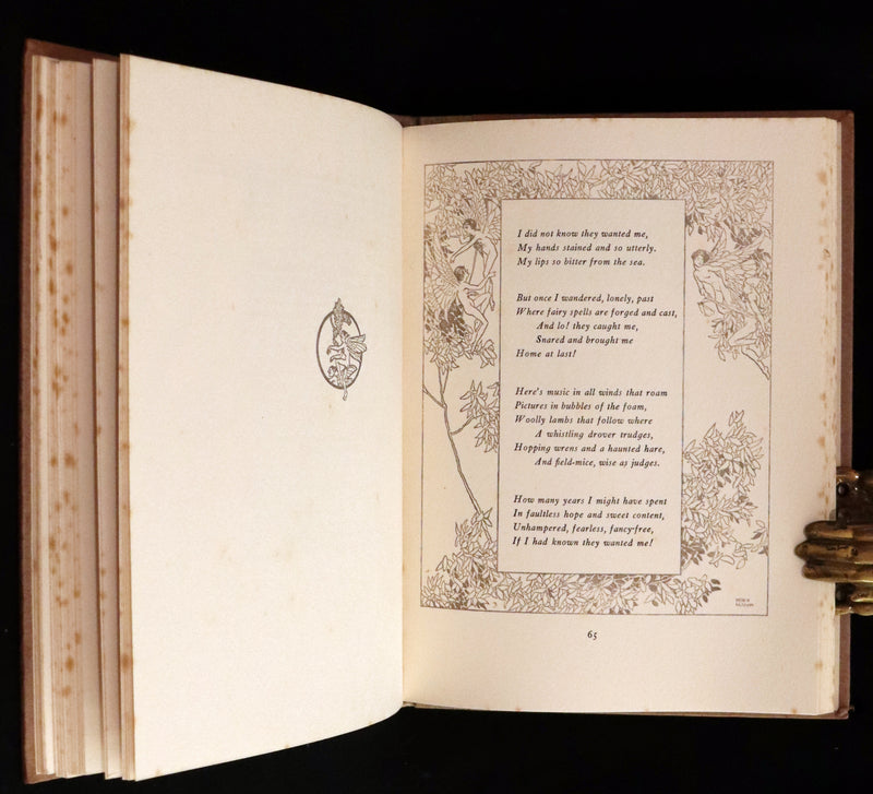 1915 Rare First Edition - Here is Faery Illustrated by Percy Leason.