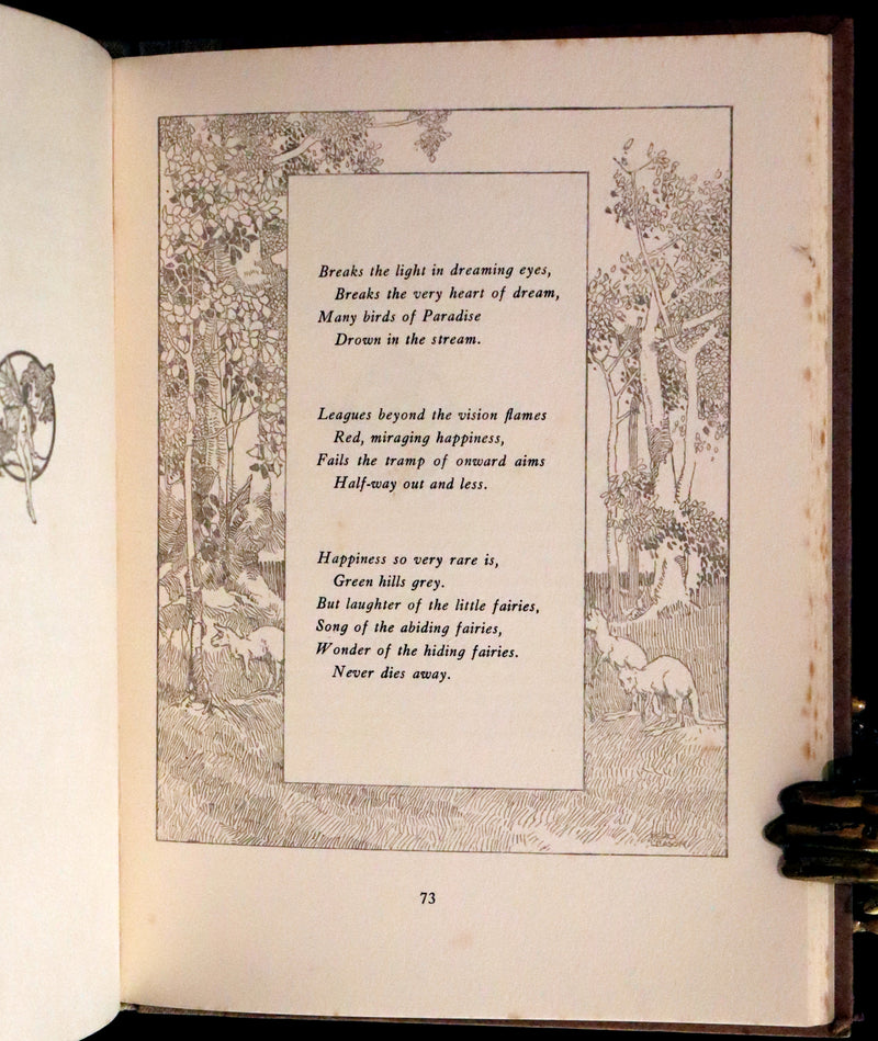 1915 Rare First Edition - Here is Faery Illustrated by Percy Leason.