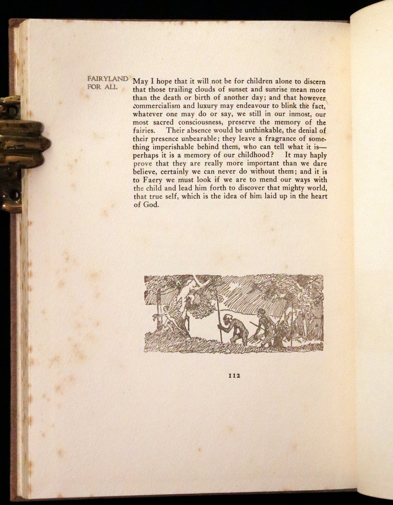 1915 Rare First Edition - Here is Faery Illustrated by Percy Leason.